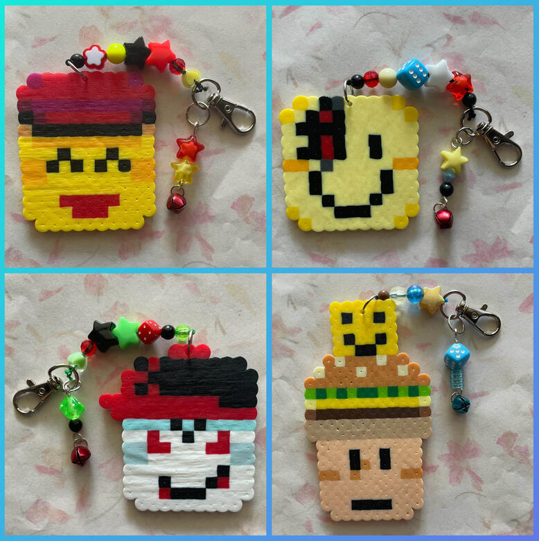 Forsaken Perler Keychains