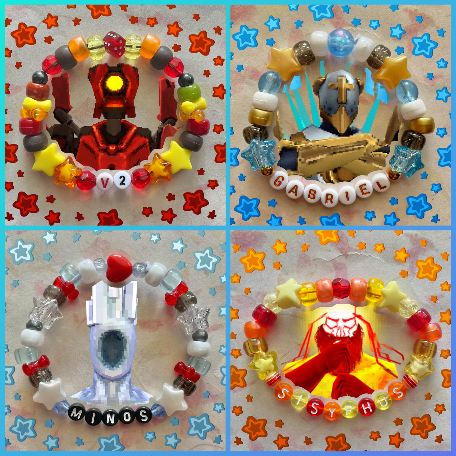 Ultrakill Kandi Bracelet Ultrakill Kandi Bracelet